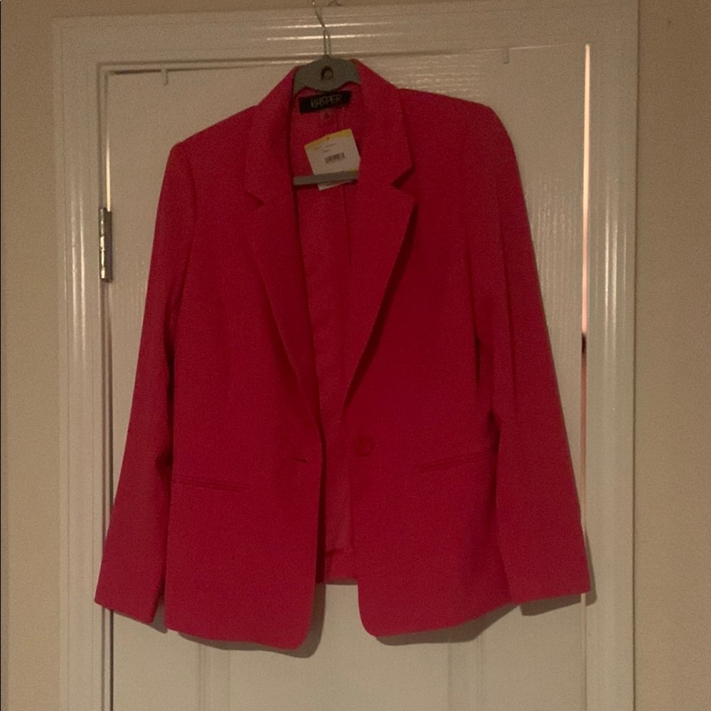 NWT KASPER Pink Perfection Blazer Medium